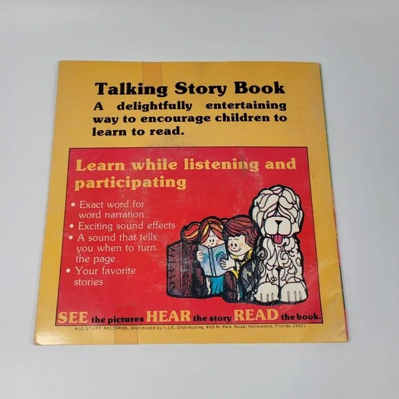 VTG Benji Goes To School See Hear Read Along Book & Vinyl Record Kid Stuff 1982 - Picture 8 of 8